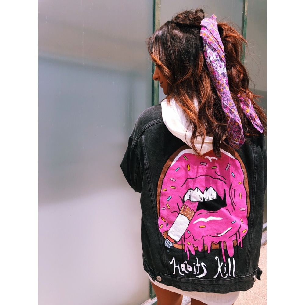 Hand Painted Denim Jacket